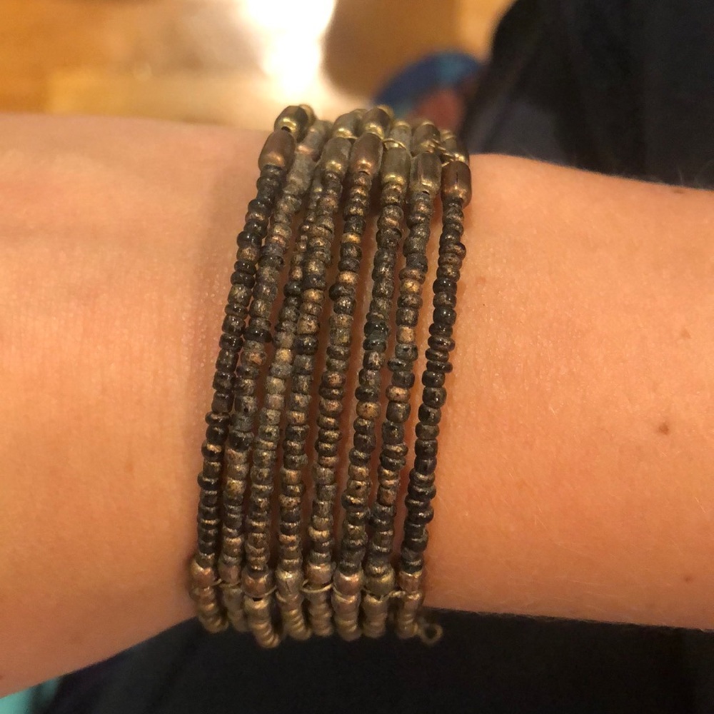 Brown Beaded Bracelet